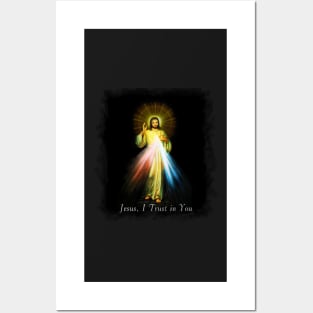 Jesus Divine Mercy Faustina Sacred Heart Catholic Posters and Art